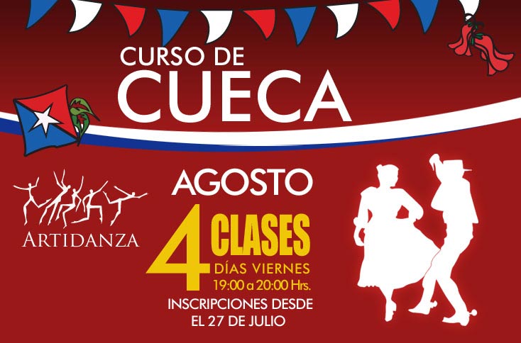 Curso de Cueca en Agosto